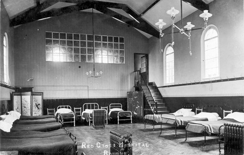 The military hospital in 1916