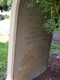 Their gravestone