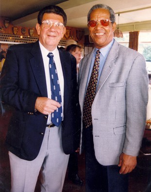 With Gary Sobers, the cricketing great