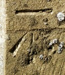 Bench mark on the Abbey Church