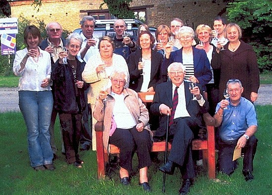 Memorial seat celebration in 2007