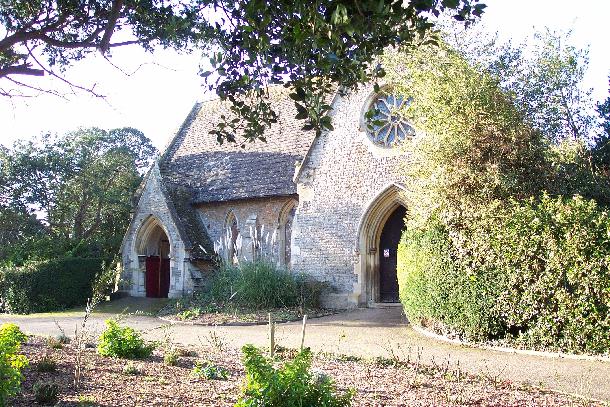 The cemetery chapel