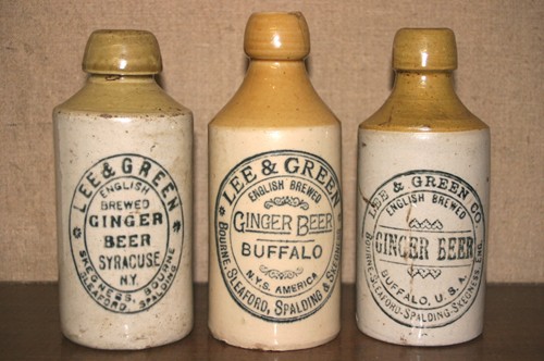 American ginger beer bottles