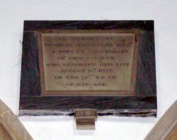 Thomas Rawnsley memorial