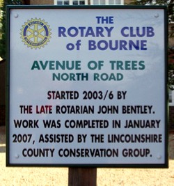 North Road plaque