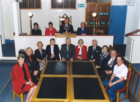 The town council in 2001