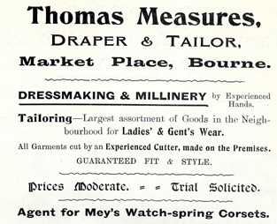 Thomas Measures advertisement