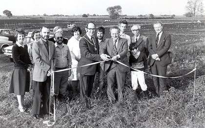 Official opening of the South Fen allotments