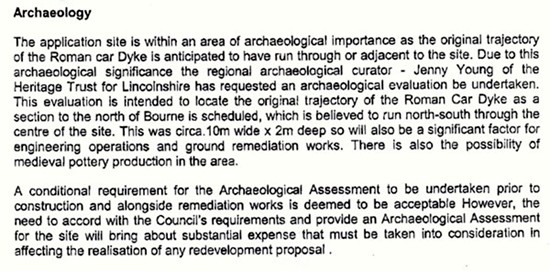 Extract from 2008 planning permission