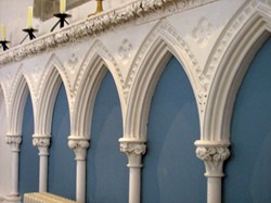 The reredos in the Abbey Church