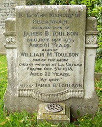 The Toulson grave