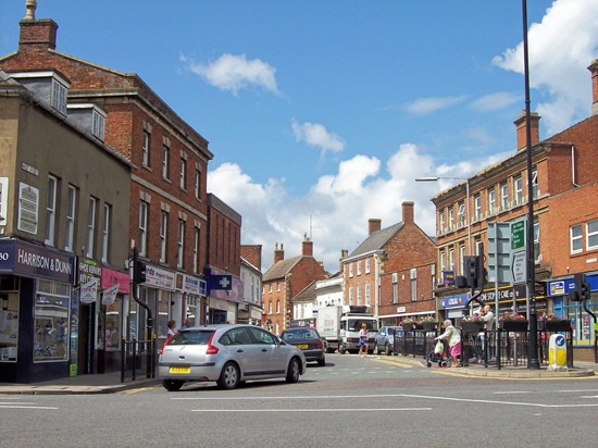 West Street from the town centre in 2009