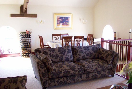 The dining room
