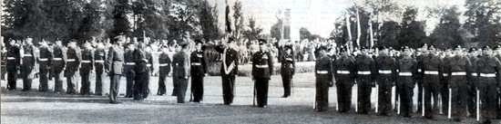 The guard of honour