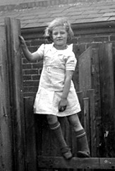 Pamela Binns, aged 6