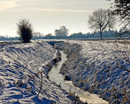 The Car Dyke in winter