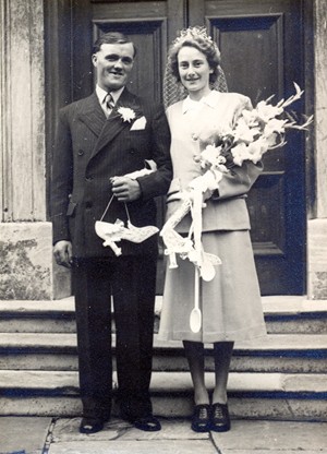 Wedding day in 1949