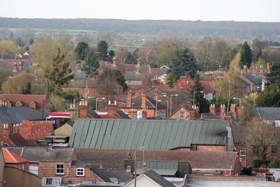 The rooftops of Bourne