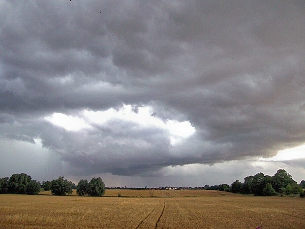 Storm over the fen