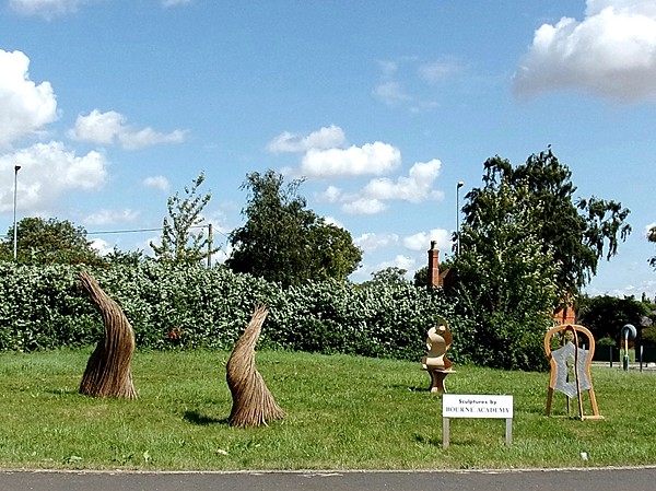 Sculptures in West Road