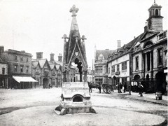 The market place in 1890