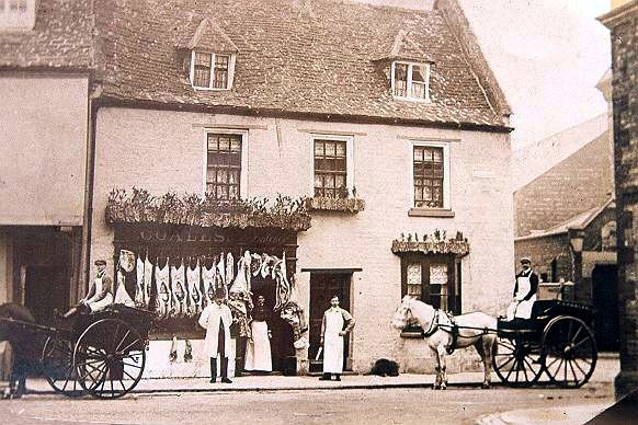 The former butcher's shop circa 1910