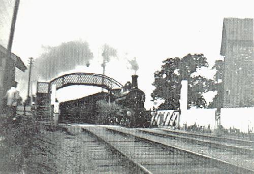 Train crossing the Austerby in 1890