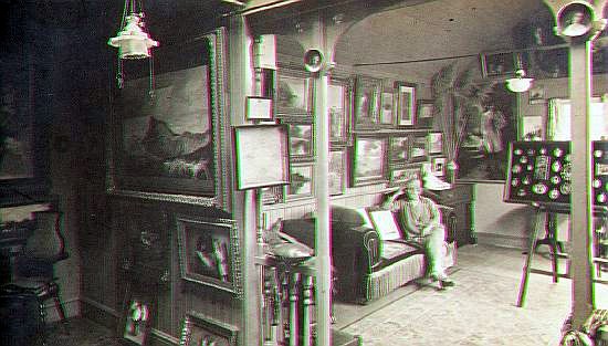 Mrs Annie Shillaker in her studio