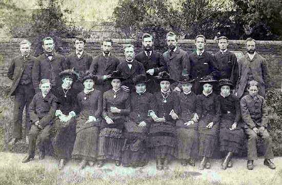 The church choir circa 1920