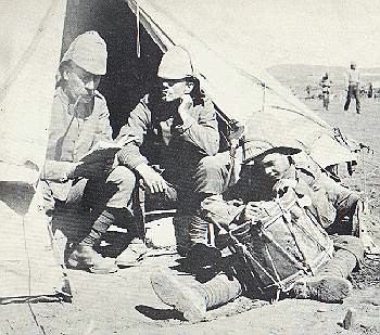 Boer War soldiers writing home