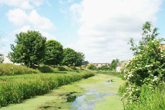 Bourne Eau behind Eastgate