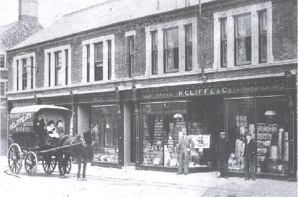 Cliffe' shop circa 1890