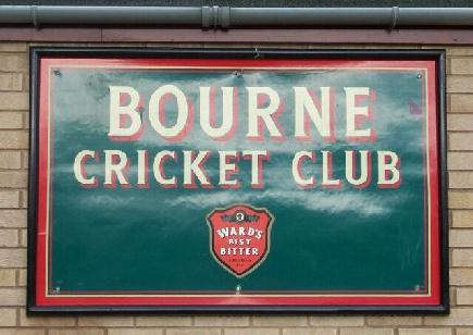 The clubhouse sign