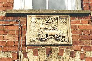 Date stone on William Walpole's house