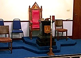 Inside the lodge