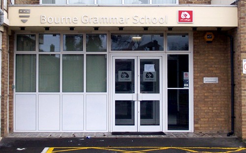 The school entrance