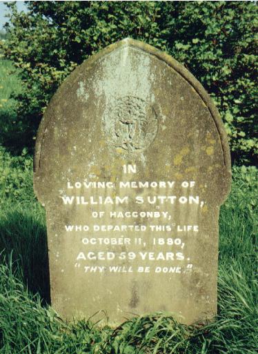 Sutton tombstone