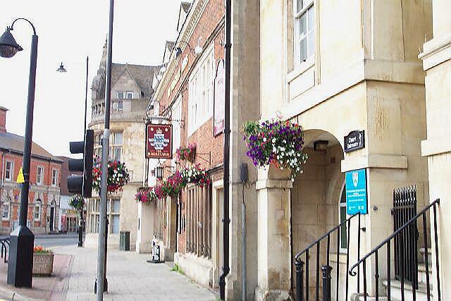 Town Centre hanging baskets