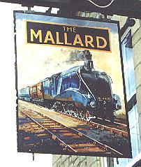 Mallard public house sign