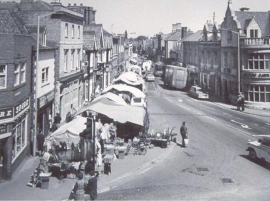 The street market in 1980