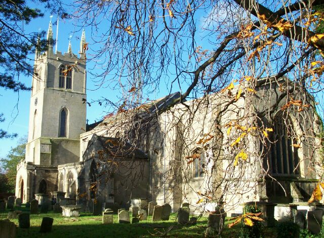 Abbey Church in autumn.