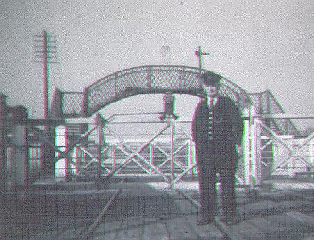 The Austerby level crossing in 1950