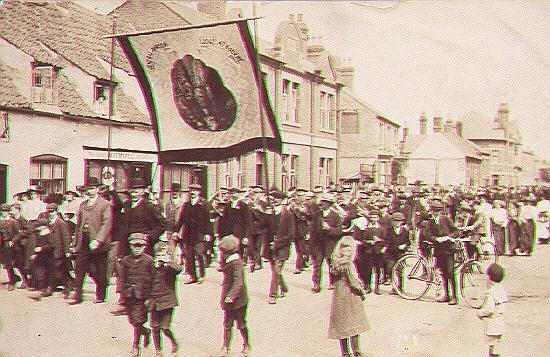 Parade in 1880