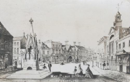 The Ostler memorial circa 1860