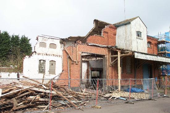 Demolition of goods warehouse