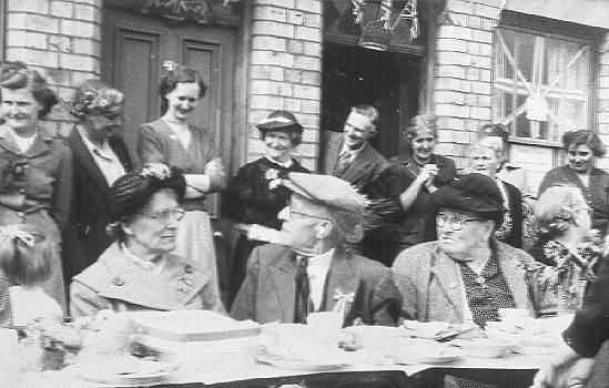 Coronation street party 1953