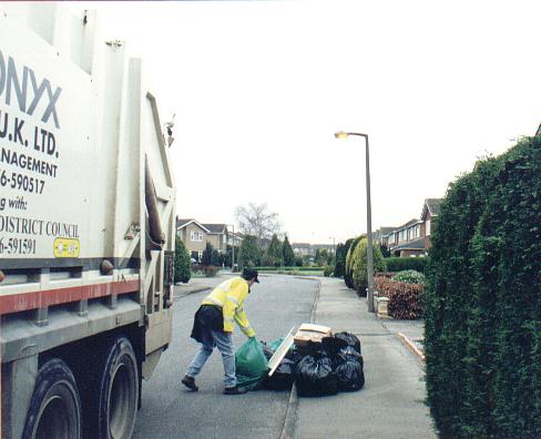 Refuse collection underway