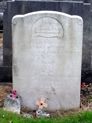 Charles Sharpe's tombstone