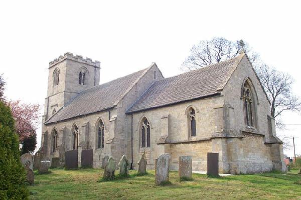 Swayfield church in April 2003