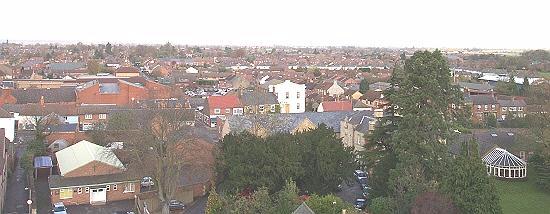 Bourne from the church tower